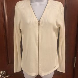 Cream Calvin Klein sweater